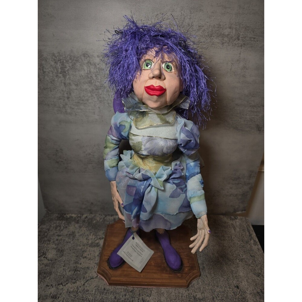 OOAK Handcrafted Folk Art Spirit Doll Nature Fairy Mixed Media by Beth Mcgrath